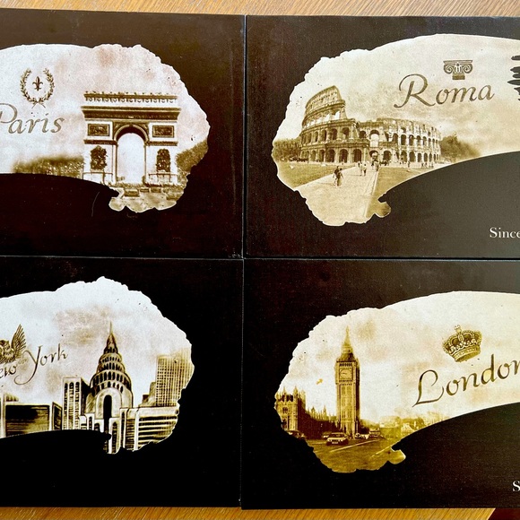 Set of 4 Cities Home Decor - Picture 1 of 6